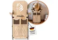 Hoofly Steckenpferd Hobby Horse Stall, (für 2 Pferde, für 1 Pferd, Hobby Horse Zubehör mit Türen & Haken)