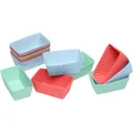 LURCH Kastenform FLEXI®FORM Mini  83014 Silikon Ø 8,2 x 4,4 cm, 12 St.
