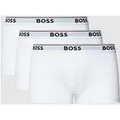 BOSS Trunks mit elastischem Logo-Bund im 3er-Pack in Weiss, Größe S