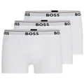 BOSS Trunk TRUNK 3 PACK (3-St) BOSS Schriftzug auf dem Bund weiß S