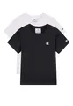 Champion T-Shirt (2er-Pack) Kinder und Jugendliche, weiß/schwarz, 11-12 Jahre