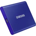 Samsung Portable T7 2 TB Externe SSD USB-A (USB 3.2 Gen 2) Blau PC/Mac MU-PC2...
