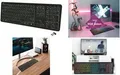 Logilink - Tastatur - Hintergrundbeleuchtung - kabellos - 2.4 GHz - QWERTZ - Deutsch - Schwarz (ID0209)