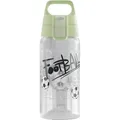 Sigg - Trinkflasche Kinder - Viva One Football Splash - Für Kohlensäurehaltige Getränke Geeignet - Auslaufsicher - Spülmaschinenfest - BPA-frei - Sport & Schule - Transparent - 0,5L