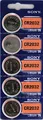 Sony CR2032 3V Lithium Cell Battery (5Pcs per Pack)