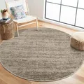 SANAT Oslo Teppich für das Wohnzimmer - Teppich mit modernem Design, Geeignet für Wohnzimmer, Flur, Esszimmer, Schlafzimmer, Küche und Kinderzimmer - Beige, Größe: 80 cm Rund