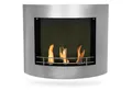 Moritz Dekokamin Bioethanol Kamin Wandkamin 84cm x 67cm x 26,5cm, Ethanolbrenner Glasfeuer Terrassenfeuer Kamin