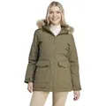 adidas Performance Wintermantel Hooded Fur Parka (wasserabweisend) braun Damen braun S (34/36)