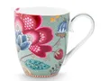 Pip Studio Blooming Tales Fantasy Blue Henkelbecher XL 0,45l
