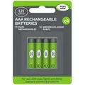 Smart Solar AAA-NiMh-Akkus 600 mAh 4er Set