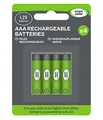 4 Stück wiederaufladbare Akkus, Ni-Mh, AAA, 600 mAh, 1,2 V, für Solar-Produkte