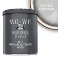 Metallschutzlack 4in1 Metalllack Metallfarbe Metallschutzfarbe W908 Lichtgrau - 750ml