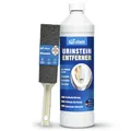 bio-chem Urinsteinentferner EXTRA STARK - 1000 ML inkl Bimsstein - Extrem kraftvoller & hochkonzentrierter Profi WC-Reiniger - Entfernt mühelos hartnäckigste Ablagerungen und Gerüche - Made in Germany