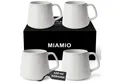 MiaMio Tasse Luxe Coffee Mugs Set of 4 White