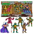 Playmates Toys Actionfigur Teenage Mutant Ninja Turtles, (Größe ca. 15 cm) 1988 Remastered 6er Set