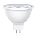 ledscom.de GU5.3 LED Leuchtmittel, MR16, warmweiß (2700 K), 5,5 W, 483lm, 37°