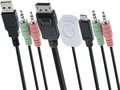 InLine 63615I - KVM-/Audio-/USB-Switch - 2 x KVM/Audio/USB - 1 lokaler Benutzer - Desktop (63615I)