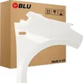 BLU Kotflügel Passend für Skoda Citigo LB9A Rechts Weiss CandyWeiss | 2012-2019 | Vorderseite Vorne | Lackiert | Einbaufertig