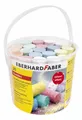 Eberhard Faber Straßen Mal Kreide GLITZER  20 Stk im Eimer Geschenk Kinder Farbe
