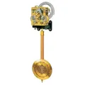 Hermle Federzugwerk MF Hermle, 14-Tage, Pendellänge 42,5 cm, mit Tonfederschlag