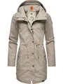 Ragwear Damen Übergangsjacke leichte Jacke lang mit Kapuze Canny Bone24 Gr. XXL