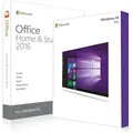 Windows 10 Pro + Office 2016 Home & Student + Lizenznummer