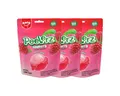 AMOS Süßigkeit, Amos Peelerz Gummies Raspberry mit fruchtiger Füllung 65g 3er Pack