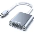 USB C auf DVI Adapter Stecker Buchse Kabel für Monitor Projektor Fernseher