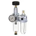 Riegler Wartungseinheit Standard Gewinde G 1/2 " halbautomatisch BG III 2-tlg. 2100 l/min Breite 175 mm (101049)