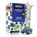 INSTICK Zuckerfreies Instant-Getränk (Blaubeere) - 1 Packung für 12 x 0,5-1 L - Veganes Getränkepulver Kalorienarm & Vitamin C - Instant-Pulver
