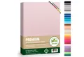leevitex® Spannbettlaken Premium Spannbettlaken Elasthan, Gummizug: rundum, blickdicht, Anti-Pilling, 97% Baumwolle, 3% Elasthan, 40 cm Steg