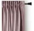 Restilo Gardine Gardine Multifunktionsband Kräuselband Vorhang Verdunkelnd Samt Textil (1 St), Kräuselband, verdunkelnd, Samt Textilien, mit Raffhalter