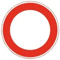 Verkehrsschild, 250 Ronde 600 mm Durchfahrt Verboten RAL-Gütezeichen Folie RA2