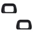 2 Paket Weiche Silikon Augenmuschel für Sony Alpha A6000/A6100/A6300/NEX7/NEX...