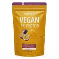 Nutri + Proteinpulver Vegan Mango & Maracuja 1 kg - 82% Eiweiß - 3k plant-based Eiweißpulver - Veganes Protein Pulver 1000 g - Mehrkomponenteneiweiß