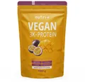nutri+ veganes 3K Proteinpulver, 1000 g Dose, Mango-Maracuja