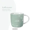 Kaffeetasse Porzellan 300ml Lieblingsmensch Weiß Grafik-Werkstatt Tasse
