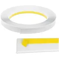 Nobily Fensterleiste PVC, 20mm mit Lippe, selbstklebend, Zierleisten zur Montage, Selbstklebend, Kunststoff, Farbe: Weiß weiß 500 cm