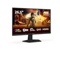 AOC Q27G41ZDF 26.5 Zoll WQHD Monitor, 240Hz, QD-OLED Panel, 0.03ms GtG, Adaptive Sync, HDR10, G-Sync Compatible, (2560x1440 HDMI 1x 2.0 DP 1x 1.4) Schwarz