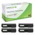 Kineco 4X XL Toner ersetzt TN421 TN423 Multipack für Brother MFC-L8690CDW MFC-L8900CDW