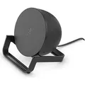 Belkin drahtloser BoostCharge Ladeständer, 10 W mit Bluetooth Lautsprecher (schnelles drahtloses Ladegerät mit Speaker Schwarz - Schwarz