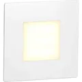 ledscom.de LED Treppenlicht/Wandeinbauleuchte FEX für innen und außen, eckig, 85 x 85mm, warmweiß