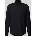 BOSS Orange Regular Fit Freizeithemd aus Oxford-Baumwolle Modell 'RICKERT' in Black, Größe L