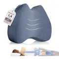 Kniekissen für Seitenschläfer mit ThermoBezug, Ergonomisches BeinKissen für e...