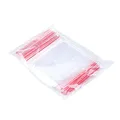Office Products Zip Beutel Druckverschluss 6 x 8 cm / 100 Stück (1er Pack)/ Transparent Glasklar/Druckverschlussbeutel Zip Set/Zipper-Beutel/Polybeutel/aus Fester LDPE-Folie Lebensmittelecht