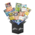 200 Karten Set - Pokemon Karten Deutsch – Originale Pokemon Sammelkarten inkl. 25 Holo/Reverse Holo + 100 Kartenhüllen – TCG Bundle – Sammelkarten Geschenkbox – Geschenk für Kinder & Sammler