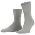 FALKE Socken Run Socken mit Plüschsohle (1-Paar) mit Plüschsohle grau 44-45