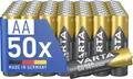 VARTA Batterien AA, 50 Stück, Power on Demand, Alkaline, 1,5V, 50 St&#xFC;ck