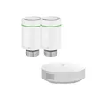 EZVIZ Intelligente WLAN Heizungsthermostat, 2 Thermostatventile mit A3 Gateway, Energieeffiziente Heizungssteuerung mit APP, DIY-Installation, T55 Kit
