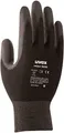 10 Paar uvex unipur 6639 Arbeitshandschuhe - Schutz-Handschuhe für die Arbeit - EN 388 - Schwarz/Grau - 08/M